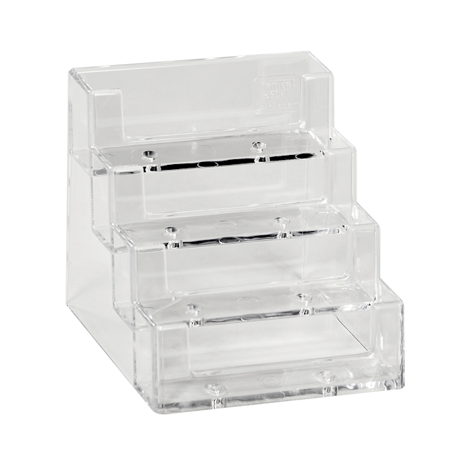 Distributeur cartes de visite 4 compatiments